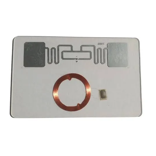 Dual Frequency Hybrid (NFC+RFID) card